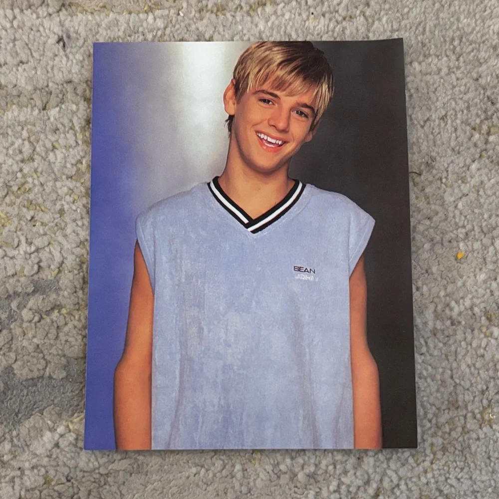 Aaron Carter 2003 Calendar, Valentines, and Postcard Bundle